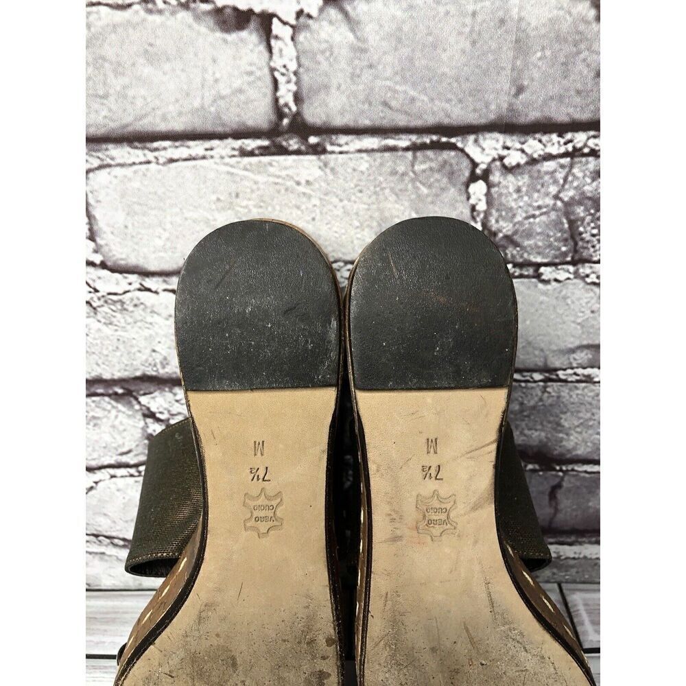 Donald Pliner Shera Copper Metallic Straps Cork Wedge Sandals Women 7.5M US/38EU - Picture 14 of 16